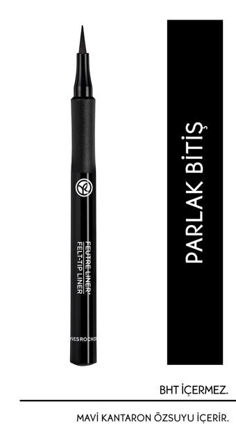 Yves Rocher Future Liner Parlak Siyah Kalıcı Kalın Uçlu Likit Eyeliner