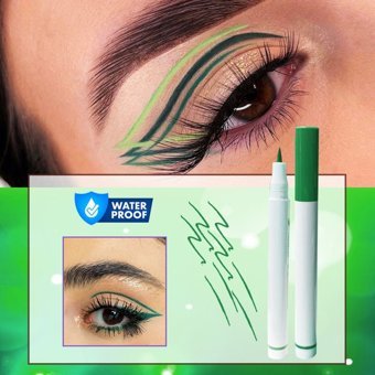 Xolo Suya Dayanıklı Koyu Yeşil İnce Uçlu Likit Eyeliner