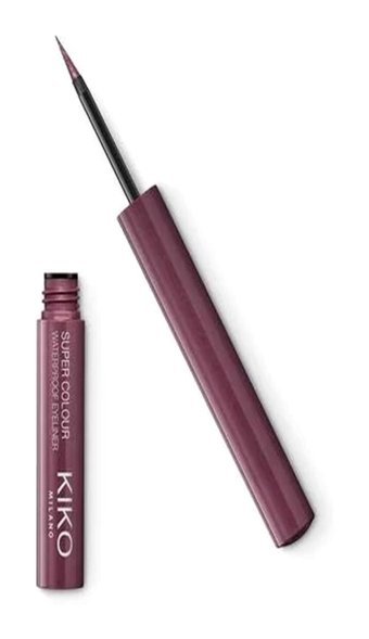 Kiko Milano No:08 Suya Dayanıklı Parlak Kahverengi Kalıcı İnce Uçlu Likit Eyeliner
