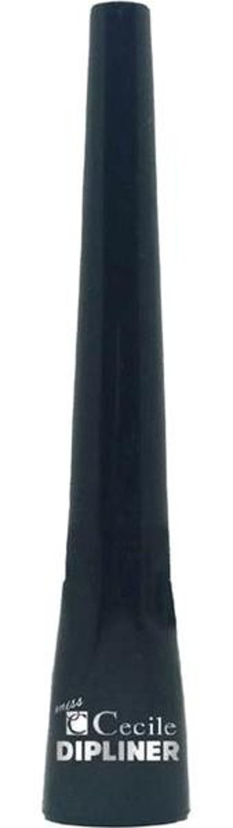 Cecile Mat Siyah İnce Uçlu Likit Eyeliner