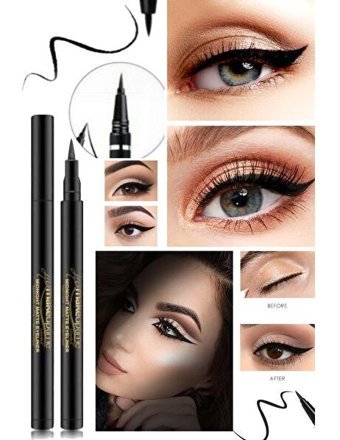 Utelips Mat Siyah İnce Uçlu Kalem Eyeliner