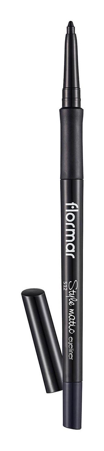 Flormar Stylematic S12 Suya Dayanıklı Işıltılı Midnight Blue İnce Uçlu Kalem Eyeliner