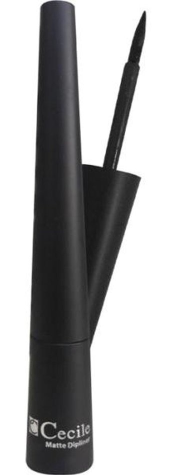 Cecile Miss Black Mat Siyah İnce Uçlu Likit Eyeliner