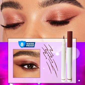 Xolo Suya Dayanıklı Acı Kahve İnce Uçlu Likit Eyeliner