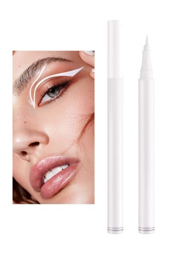 Newly Suya Dayanıklı Mat Beyaz Kalıcı İnce Uçlu Likit Eyeliner