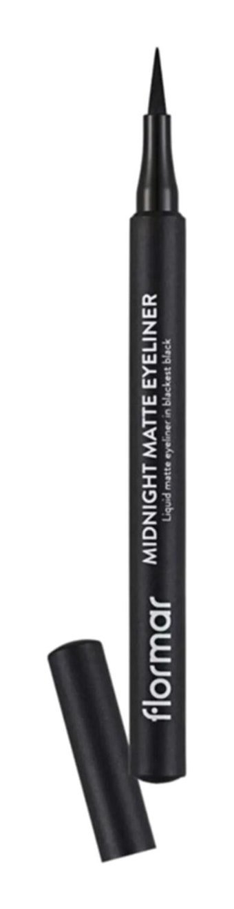 Flormar Mat Midnight İnce Uçlu Likit Eyeliner