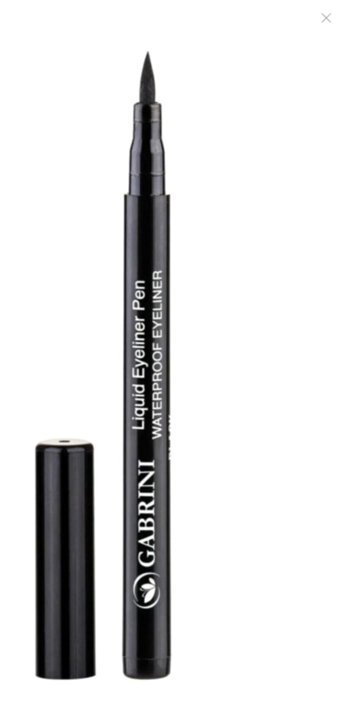 Gabrini Suya Dayanıklı Mat Siyah Kalın Uçlu Kalem Eyeliner