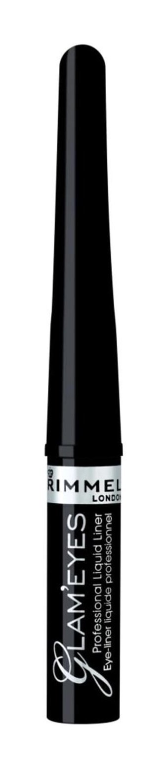 Rimmel London No:001 Mat Siyah Kalıcı İnce Uçlu Likit Eyeliner