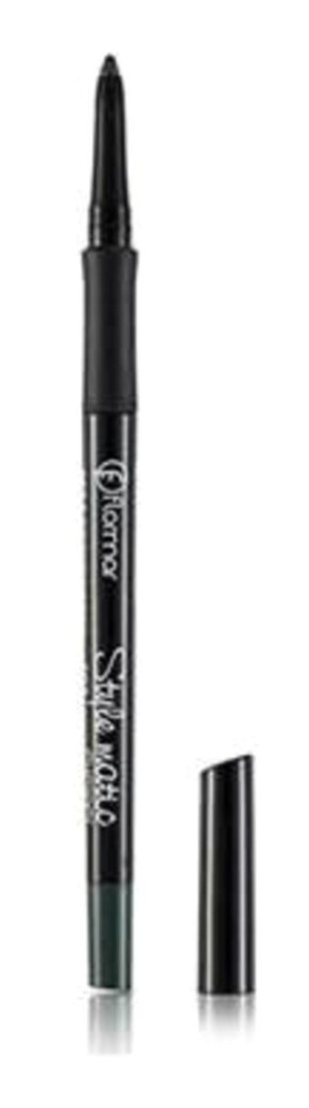 Flormar Style Matic Suya Dayanıklı Mat Yeşil Kalıcı Kalın Uçlu Kalem Eyeliner