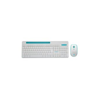 Everest Elite KM-6388 Beyaz Kablosuz Klavye Mouse Seti