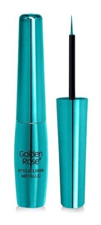 Golden Rose Liner Metallic 11 Metalik Mavi İnce Uçlu Likit Eyeliner