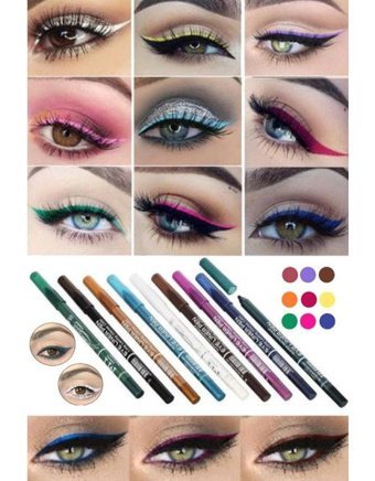 Utelips Çok Renkli İnce Uçlu Kalem Eyeliner