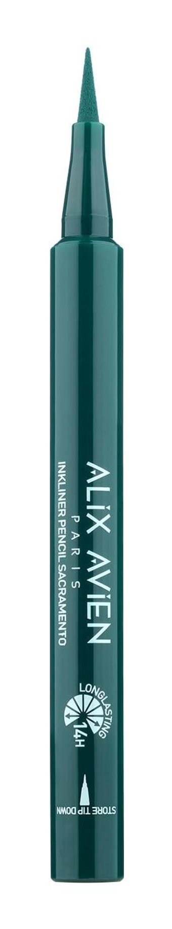 Alix Avien Yoğun Renk Veren 14 Saat Kalıcı Etki Suya Dayanıklı Mat Sacramento Kalıcı İnce Uçlu Likit Eyeliner