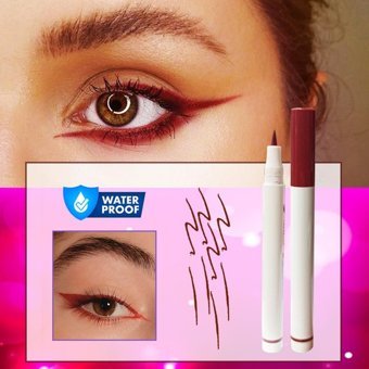 Xolo Suya Dayanıklı Bordo İnce Uçlu Likit Eyeliner