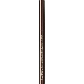 The Saem Eco Soul Suya Dayanıklı Natural Choco Brown Kalıcı İnce Uçlu Kalem Eyeliner