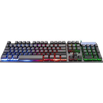 Everest KM-191 Işıklı Siyah Kablolu Klavye Mouse Seti