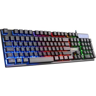 Everest KM-191 Işıklı Siyah Kablolu Klavye Mouse Seti