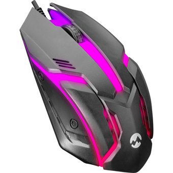 Everest KM-191 Işıklı Siyah Kablolu Klavye Mouse Seti