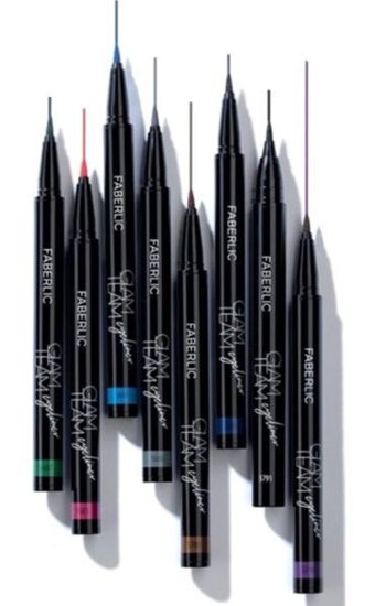 Faberlic Glam Team 5686 Işıltılı Grafit Kalıcı Kalın Uçlu Kalem Eyeliner