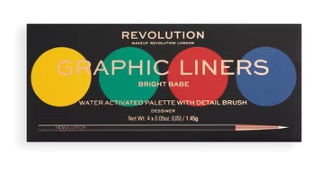 Revolution Bright Babe Mat Çok Renkli İnce Uçlu Toz Eyeliner