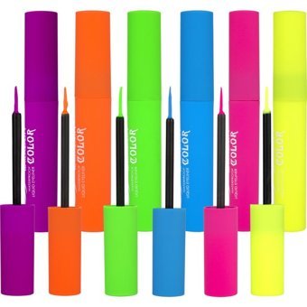 Tikatti True Color Suya Dayanıklı Mat Çok Renkli Kalıcı İnce Uçlu Likit Eyeliner