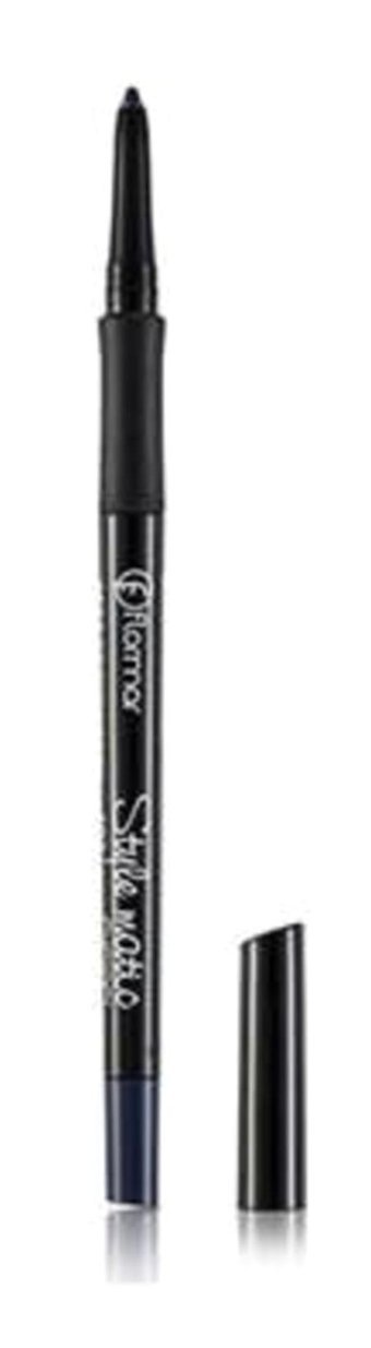 Flormar Style Matic Suya Dayanıklı Mat Mavi Kalıcı Kalın Uçlu Kalem Eyeliner