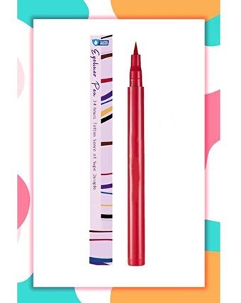 Ec Shop Dahaus Suya Dayanıklı Kırmızı İnce Uçlu Likit Eyeliner