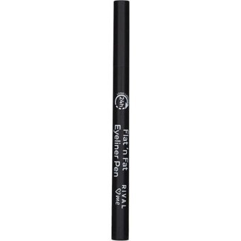 Rival Loves Me No:04 Suya Dayanıklı Mat Siyah Kalıcı İnce Uçlu Kalem Eyeliner