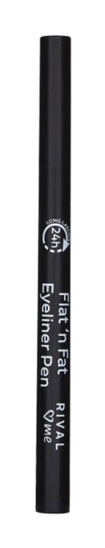 Rival Loves Me Flat 'n Fat 04 Mat Siyah Kalın Uçlu Kalem Eyeliner