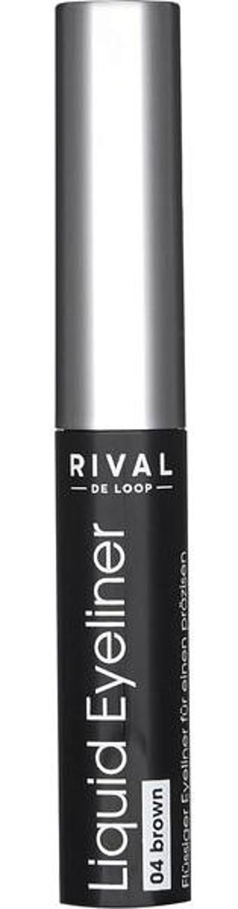 Rival De Loop No:04 Mat Kahverengi İnce Uçlu Likit Eyeliner