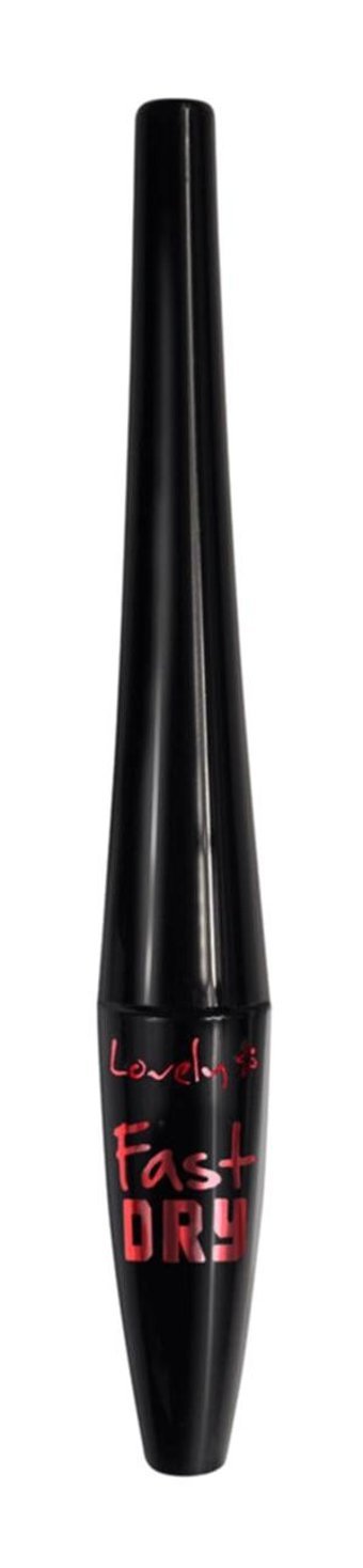Lovely Fast Dry Mat Siyah Kalıcı İnce Uçlu Likit Eyeliner