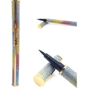 Roesıa Rose Cosmetics Kristal Suya Dayanıklı Mat Siyah Kalın Uçlu Likit Eyeliner