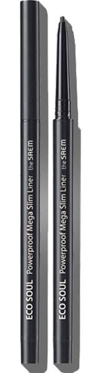 The Saem Eco Soul Suya Dayanıklı Mat Siyah Kalıcı İnce Uçlu Likit Eyeliner