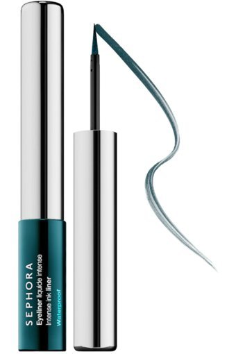 Sephora Intense Ink Suya Dayanıklı Saten Yeşil Kalıcı İnce Uçlu Likit Eyeliner