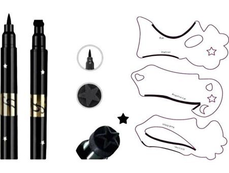 Maqya Cosmetics Mat Siyah Desenli Uç Kalem Eyeliner