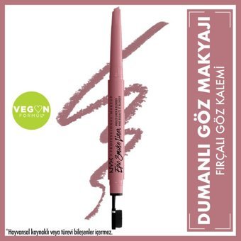 Nyx Epic Smoke Çift Taraflı Mat Mavue Grit Fırça Uçlu Likit Eyeliner