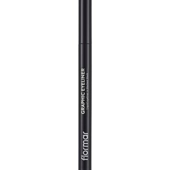 Flormar No:001 Suya Dayanıklı Mat Siyah Kalıcı İnce Uçlu Likit Eyeliner