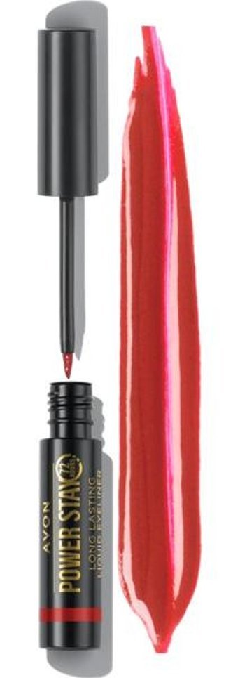 Avon Parlak Cherry Red Kalıcı İnce Uçlu Likit Eyeliner