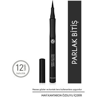 Yves Rocher Mat Siyah Kalıcı İnce Uçlu Likit Eyeliner