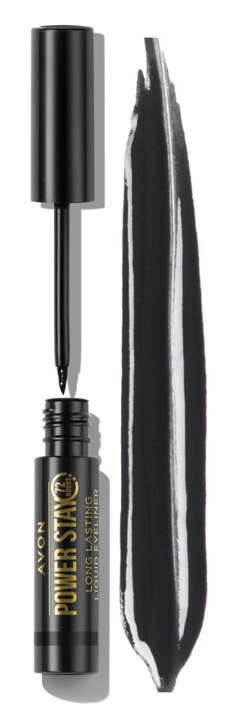 Avon Power Stay Suya Dayanıklı Mat Blackest Black Kalıcı İnce Uçlu Likit Eyeliner