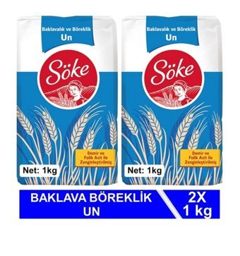 Söke Baklavalık Böreklik Un 2x1 kg
