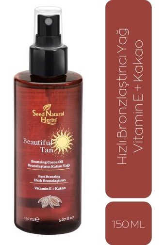 Seed Natural Herbs Vücut İçin Bronzlaştırıcı Yağ 150 ml