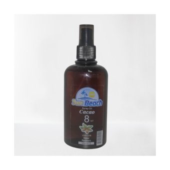 Sun Beach E Vitaminli-Kakao Yağı 8 Faktör Vücut İçin Bronzlaştırıcı Yağ 100 ml