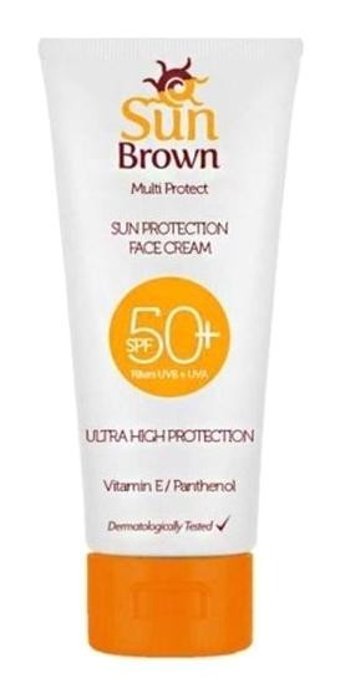 Sun Brown 50 Faktör Yüz İçin Bronzlaştırıcı Krem 75 ml