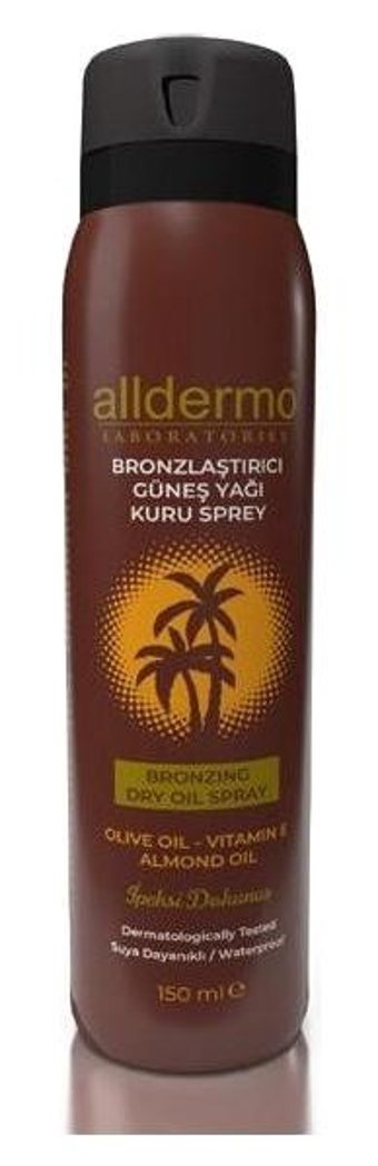 Alldermo Vücut İçin Bronzlaştırıcı Yağ 150 ml