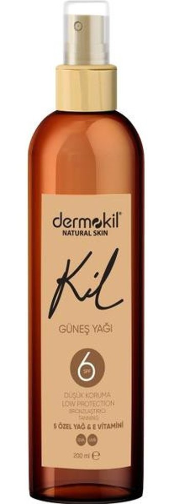 Dermokil 6 Faktör Vücut İçin Bronzlaştırıcı Yağ 200 ml