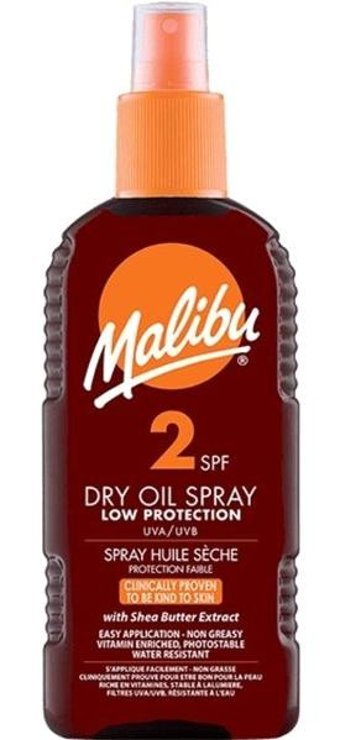 Malibu 2 Faktör Vücut İçin Bronzlaştırıcı Sprey 200 ml