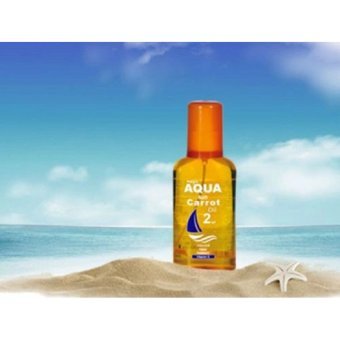 Aqua Sun Havuç Yağı 2 Faktör Vücut İçin Bronzlaştırıcı Yağ 100 ml