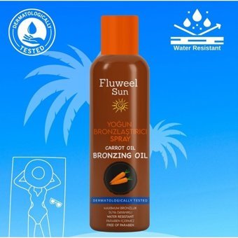 Fluweel Havuç Yağı Vücut İçin Bronzlaştırıcı Yağ 200 ml