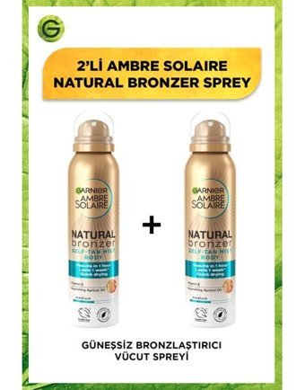 Garnier Ambre Solaire Vücut İçin Bronzlaştırıcı Sprey 150 ml